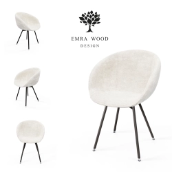 Krzesło KR-501 Ruby Kolory Tkanina Loris 01 Design Italia 2025-2030